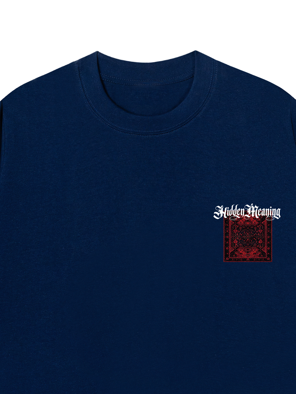 Áo Thun Relaxed Fit Hidden Meaning Red Rug