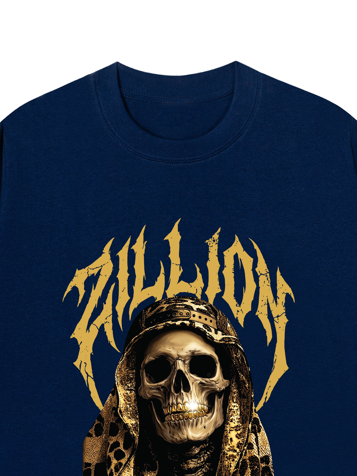 Áo Thun Relaxed Fit Golden Skull