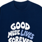 Áo Thun Relaxed Fit Good Music Lives Forever