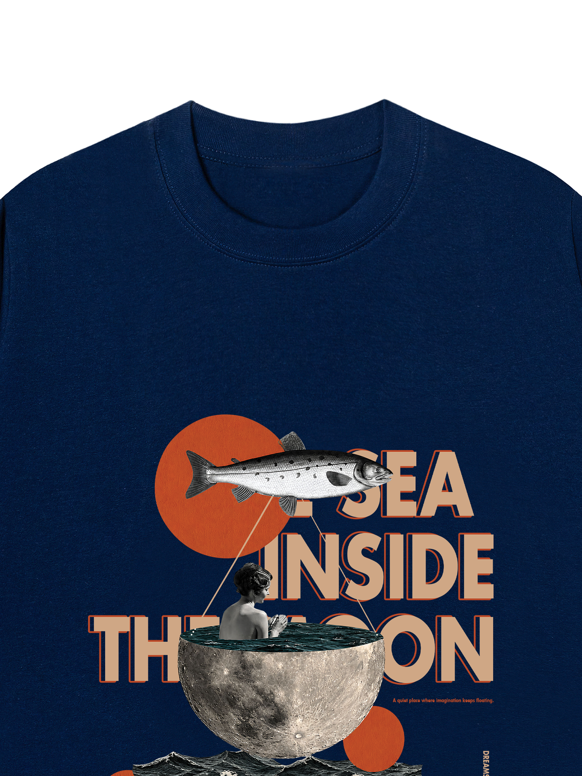 Áo Thun Relaxed Fit THE SEA INSIDE THE MOON