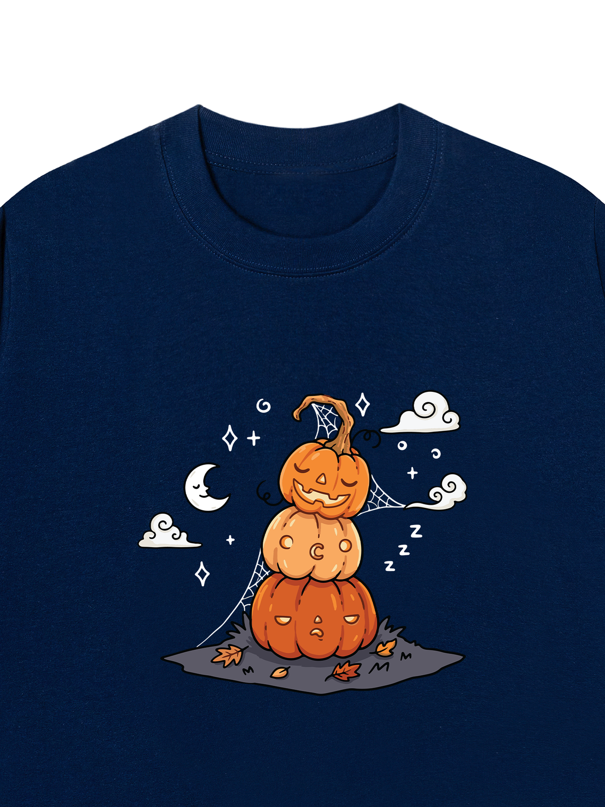 Áo Thun Relaxed Fit Sleepy Pumpkins