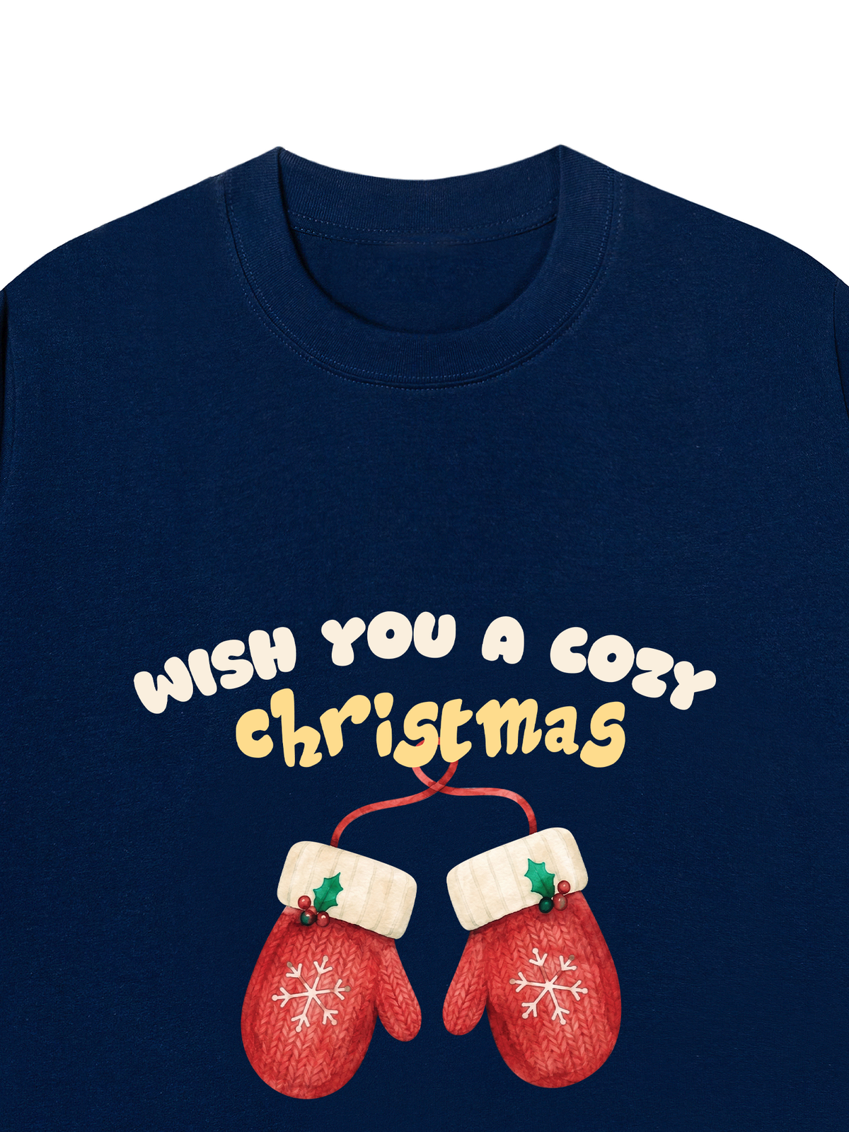 Áo Thun Relaxed Fit Wish You A Cozy Christmas