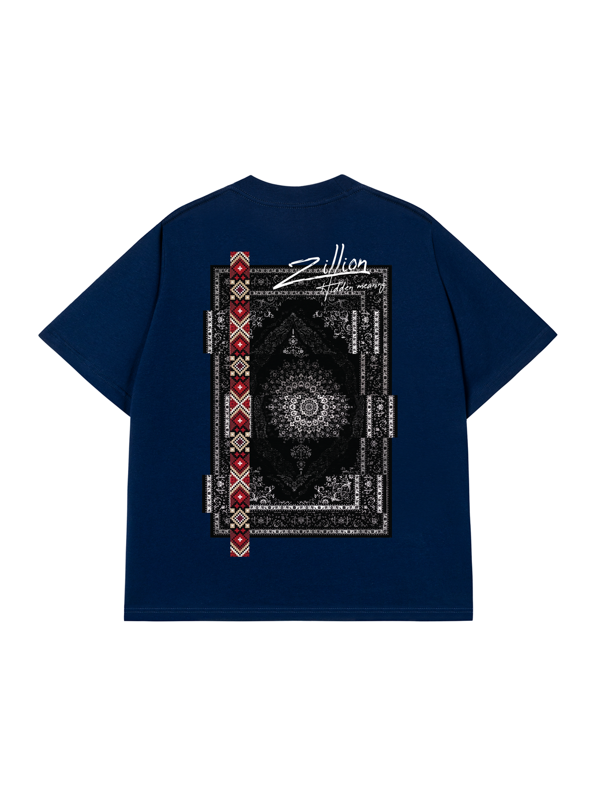 Áo Thun Relaxed Fit Zillion Black Rug