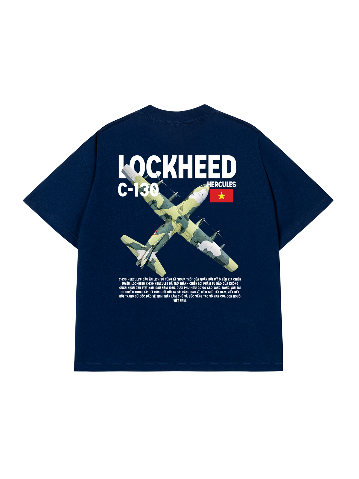Áo Thun Relaxed Fit Việt Nam Lockheed C-130 Hercules