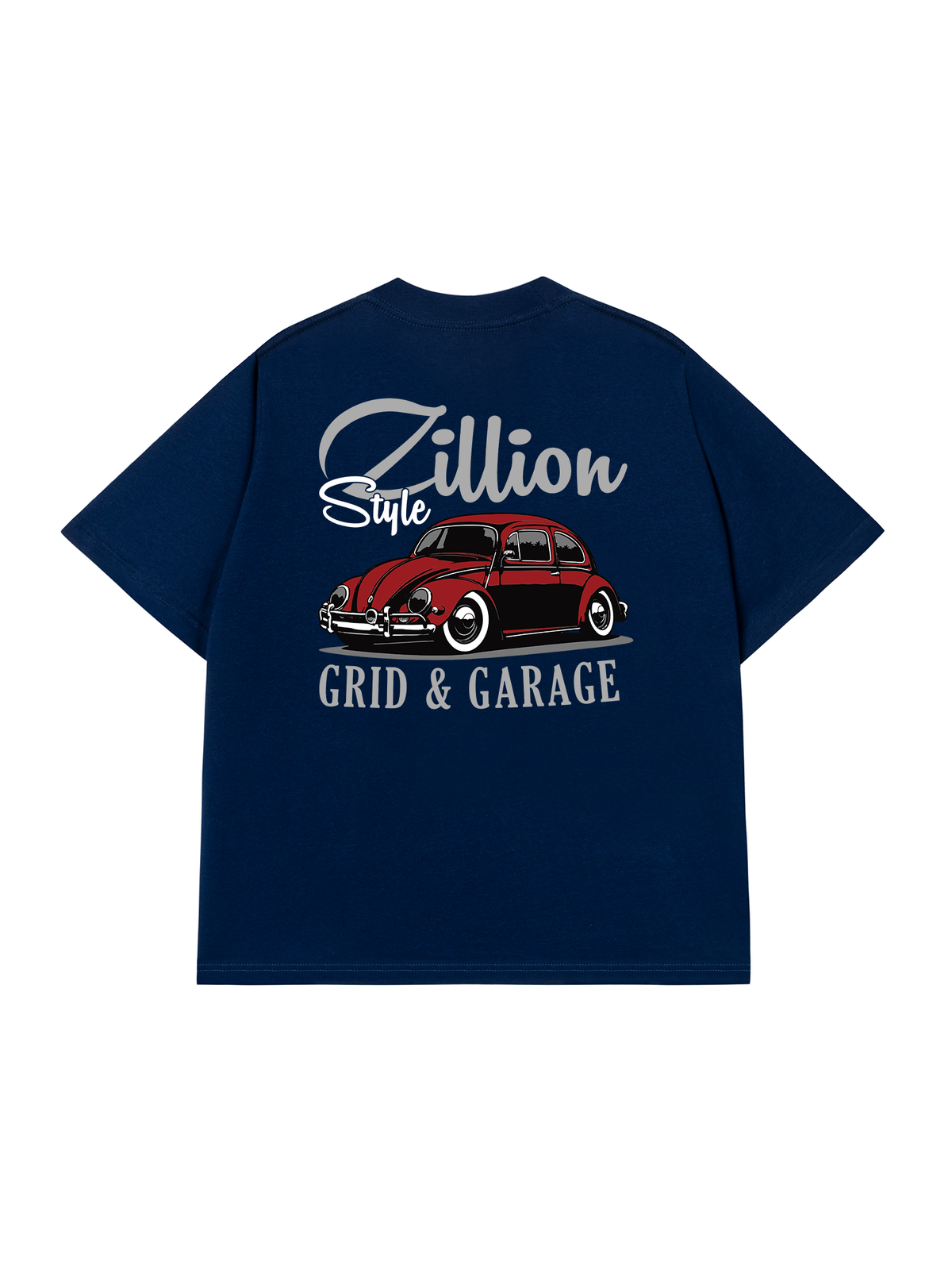 Áo Thun Relaxed Fit Zillion Style Grid & Garage