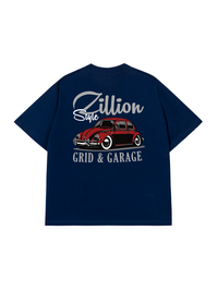 Áo Thun Relaxed Fit Zillion Style Grid & Garage