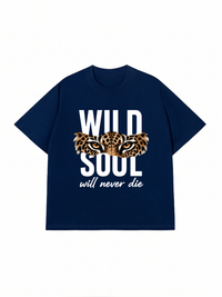 Áo Thun Relaxed Fit Wild Soul Will Never Die