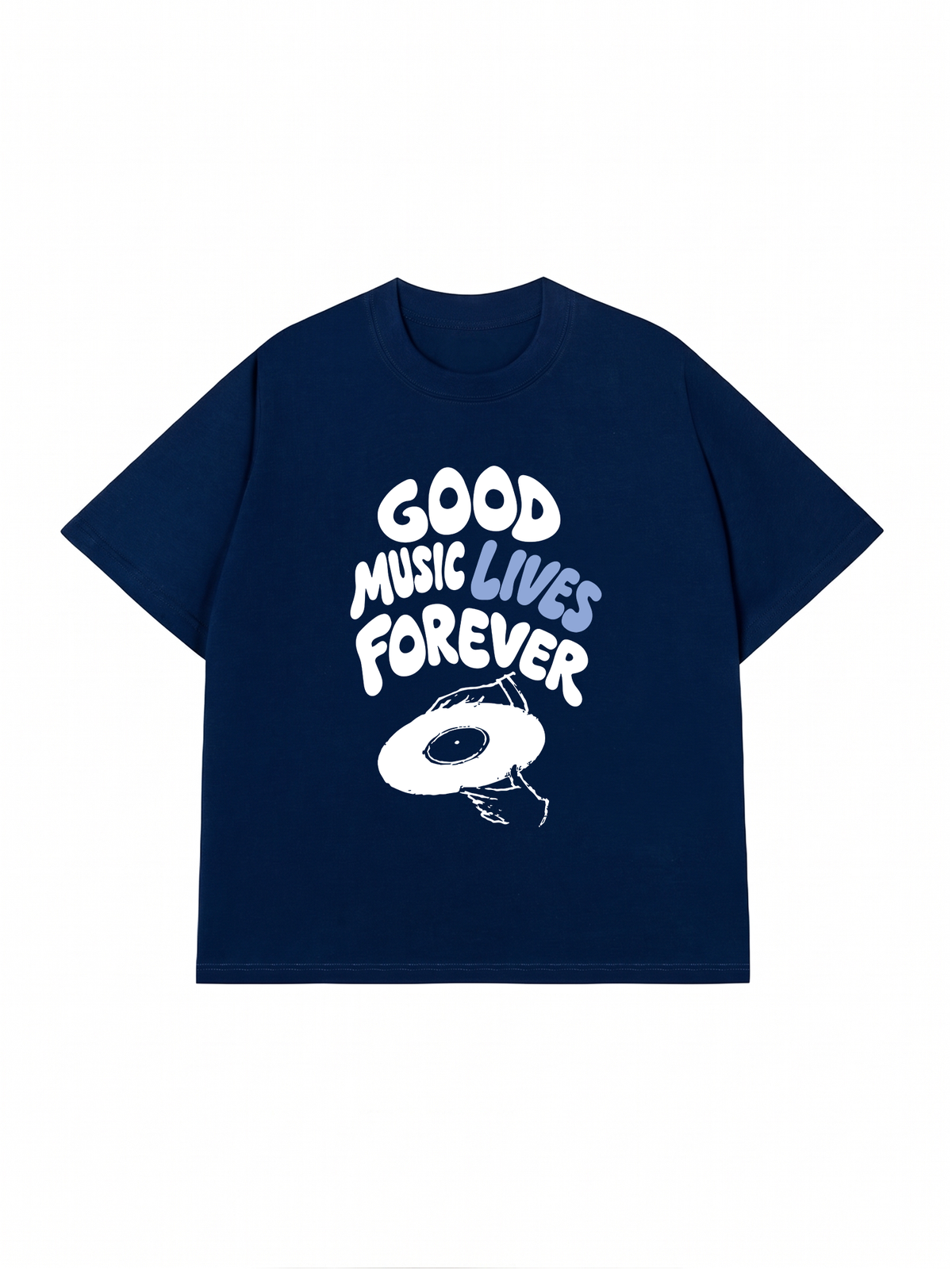 Áo Thun Relaxed Fit Good Music Lives Forever