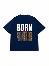 Áo Thun Relaxed Fit Born To Be Wild
