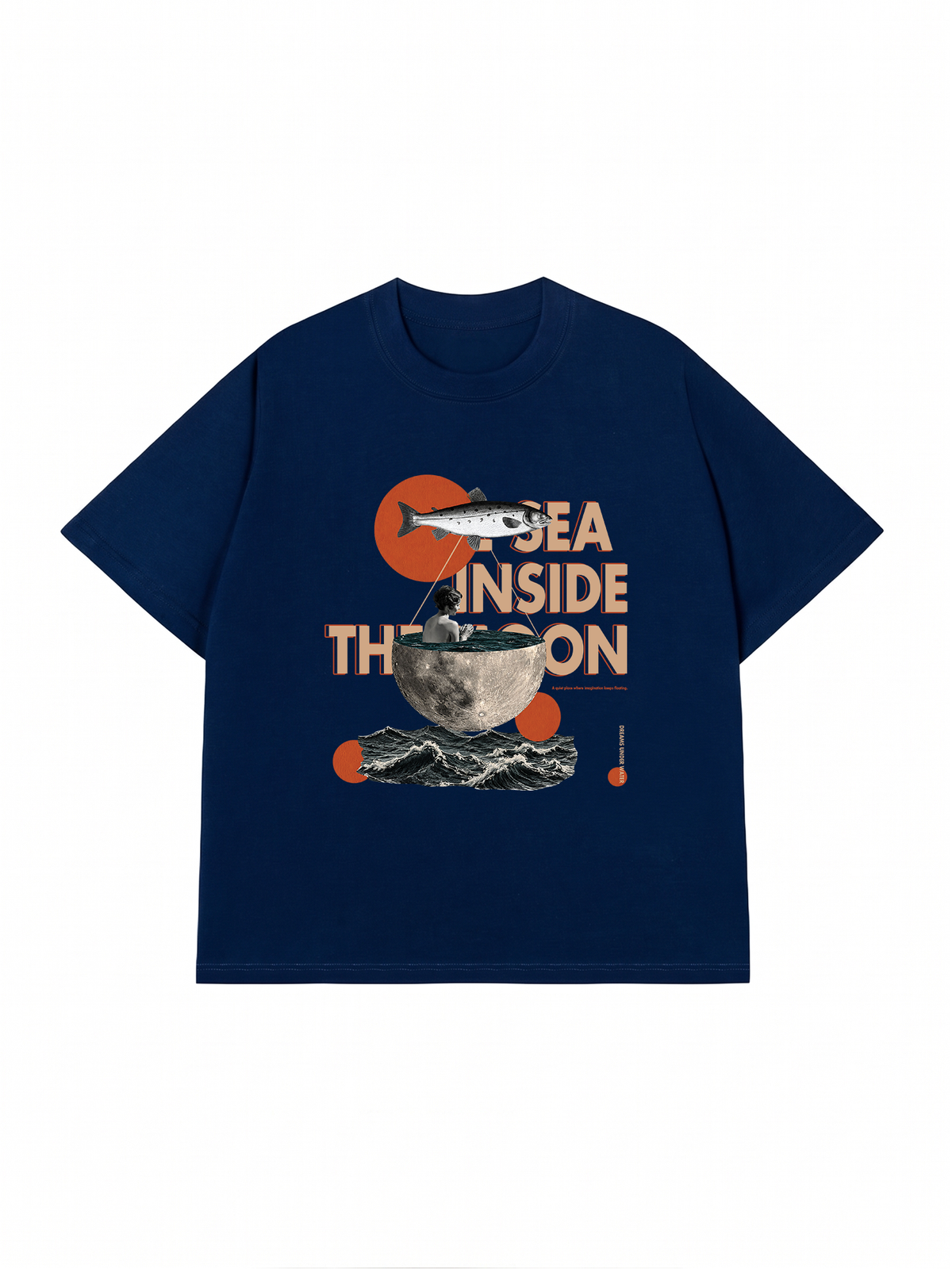 Áo Thun Relaxed Fit THE SEA INSIDE THE MOON