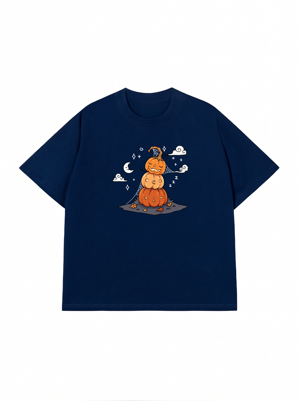 Áo Thun Relaxed Fit Sleepy Pumpkins