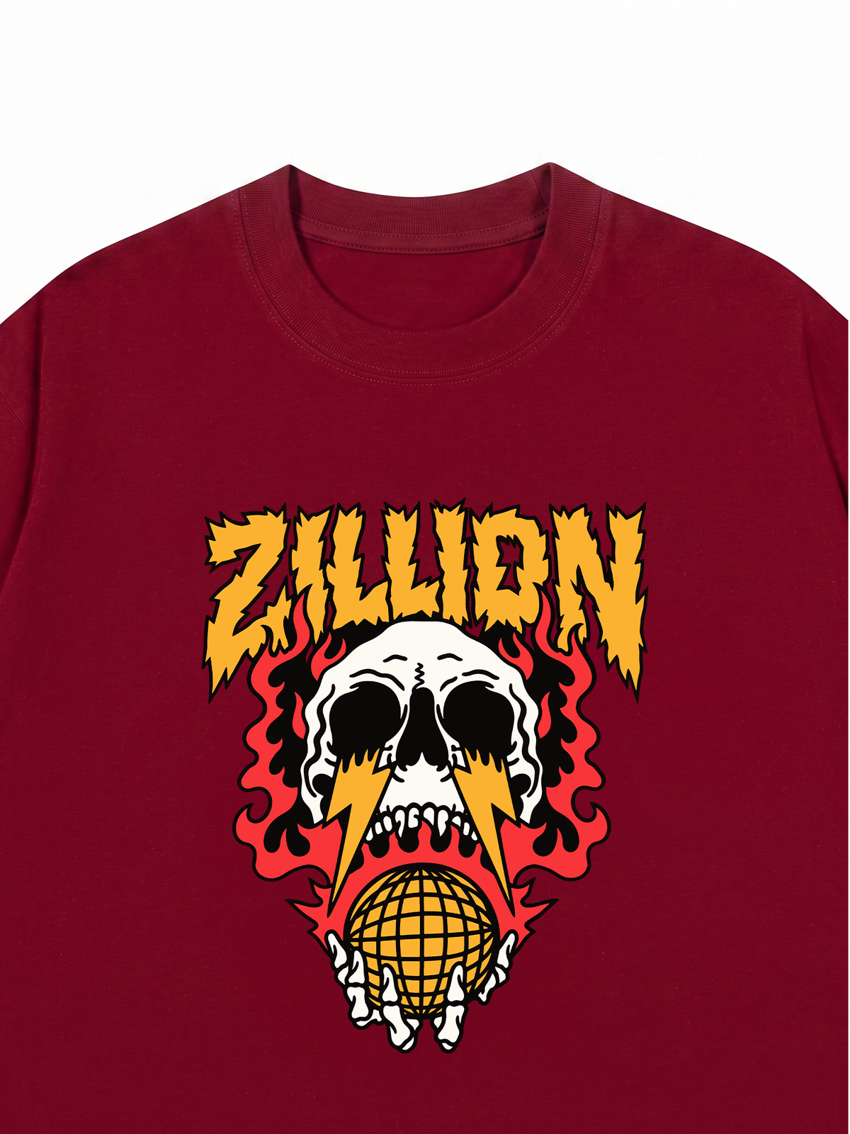 Áo Thun Relaxed Fit Skull Global
