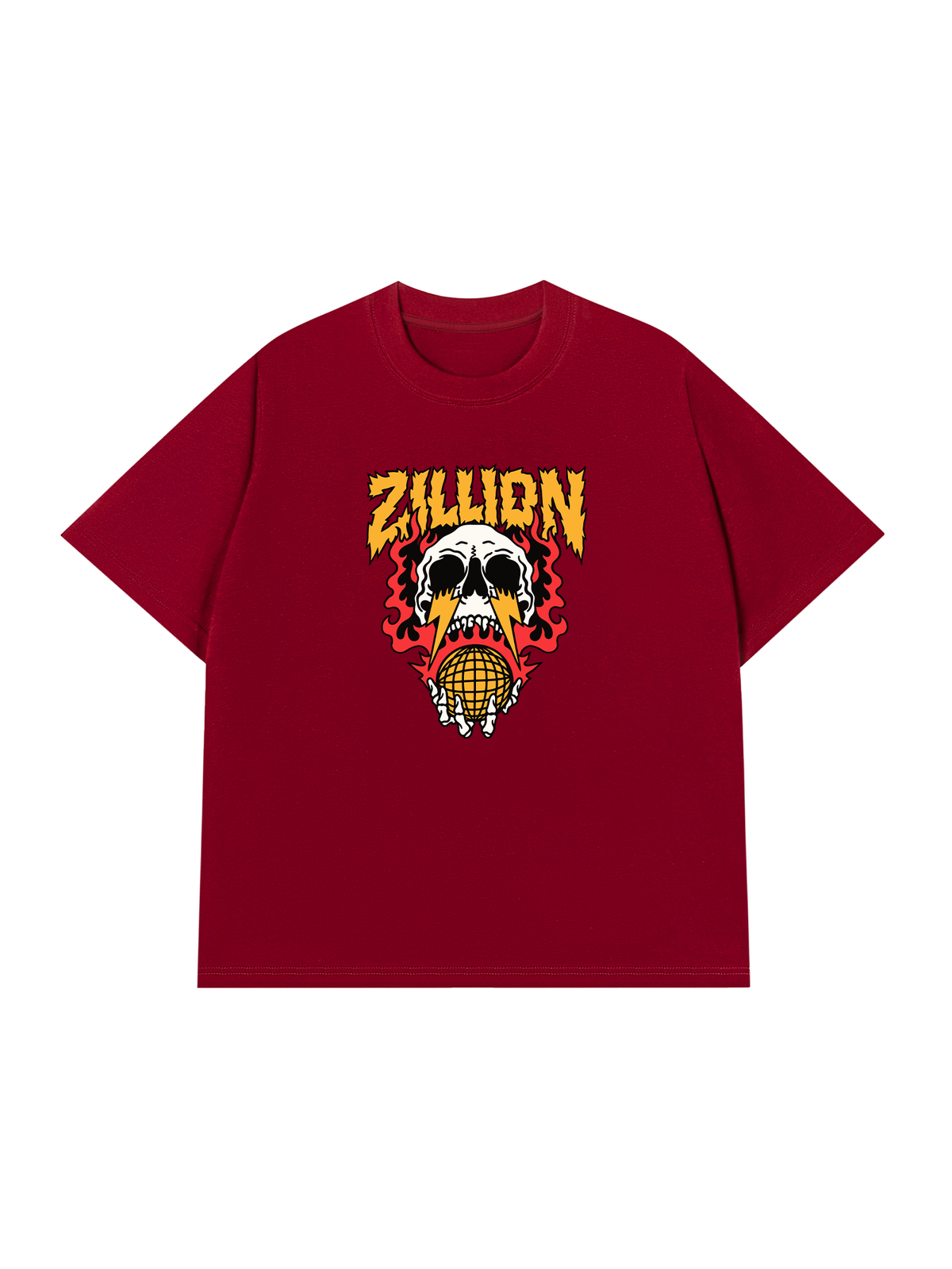 Áo Thun Relaxed Fit Skull Global