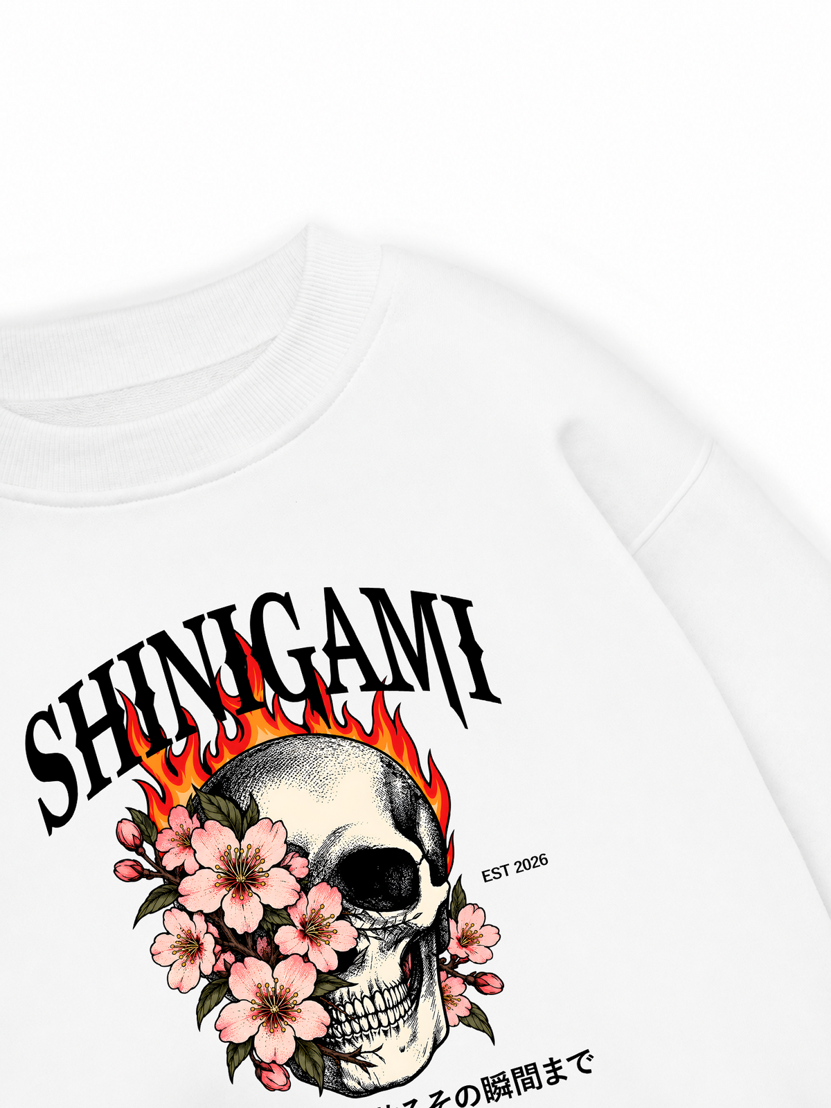 Áo Sweater Nỉ Hai Da Shinigami