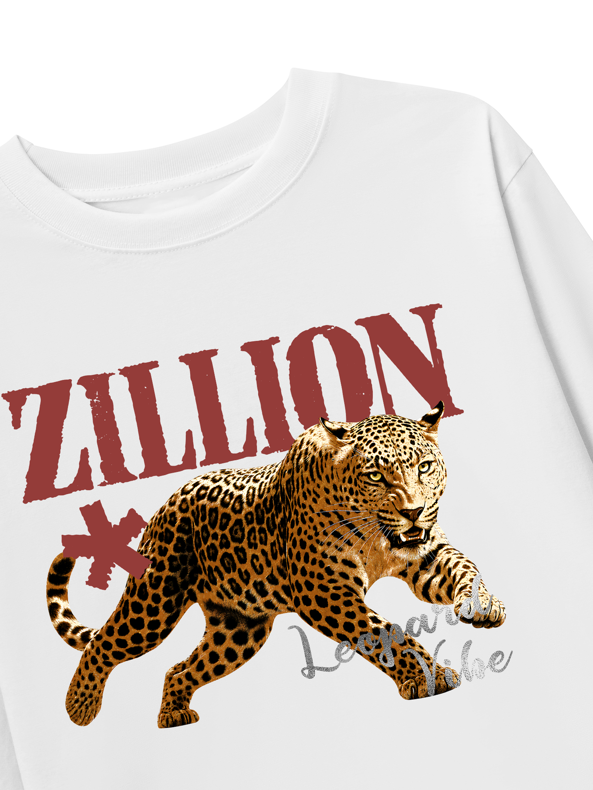 Áo Thun Dài Tay Zillion Leopard Vibe