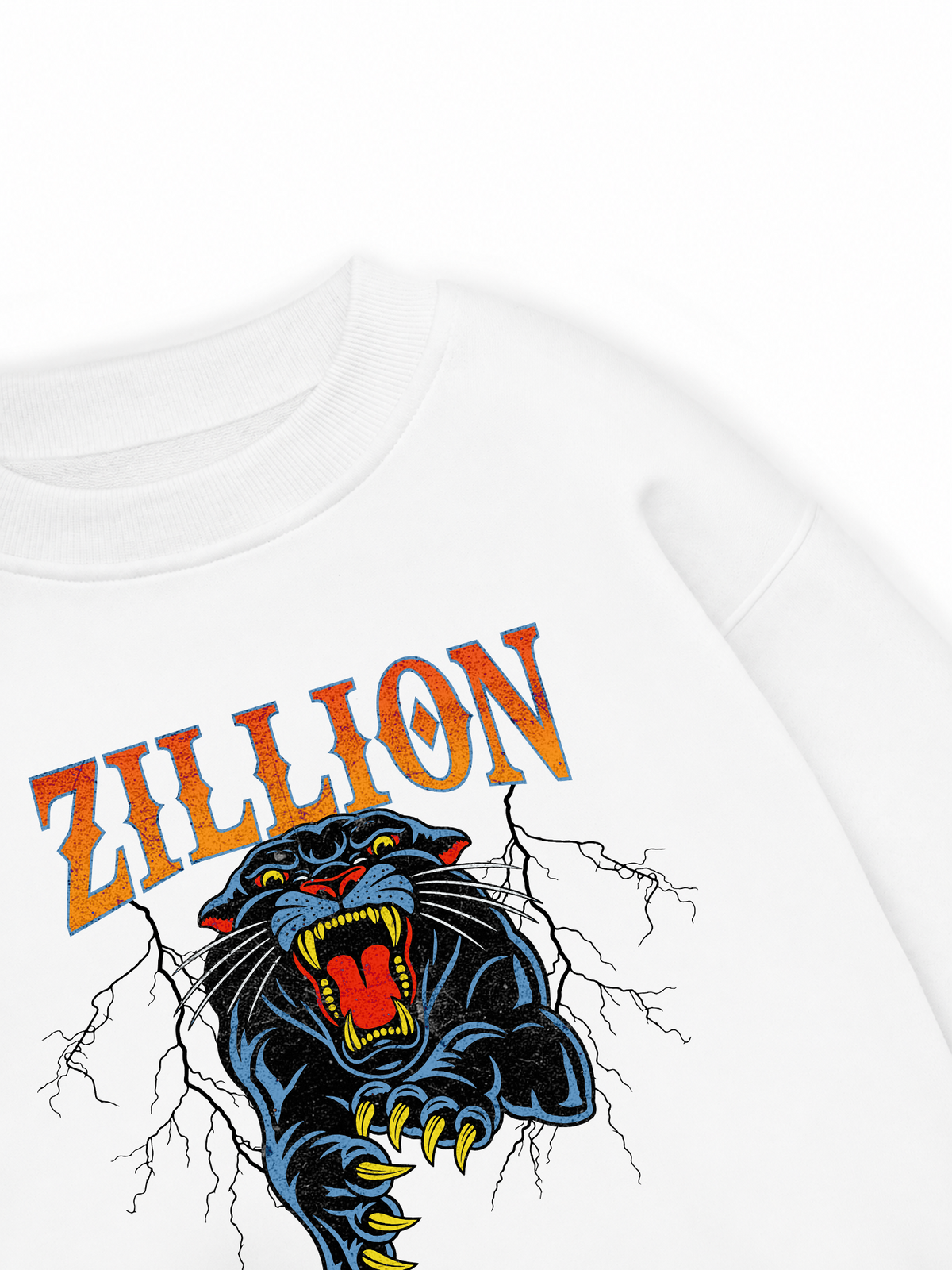Áo Sweater Nỉ Hai Da Zillion Thunder Panther