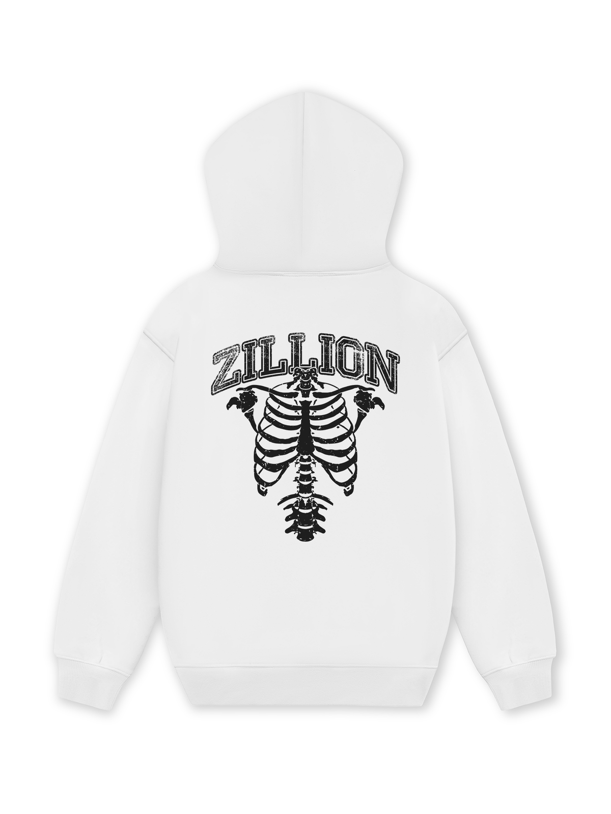 Áo Hoodie Nỉ Hai Da Body Bones Zillion