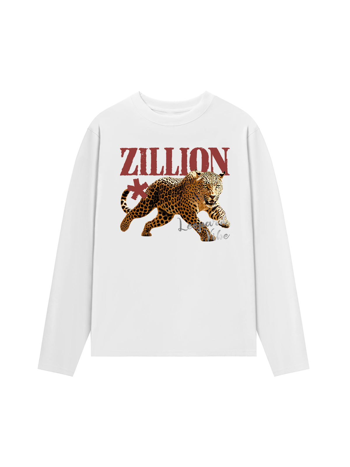 Áo Thun Dài Tay Zillion Leopard Vibe