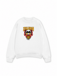 Áo Sweater Nỉ Hai Da Skull Global