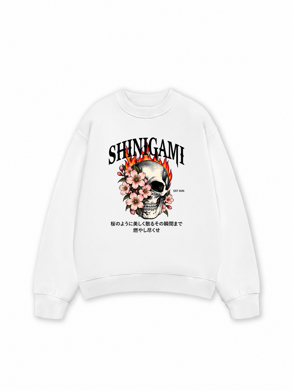 Áo Sweater Nỉ Hai Da Shinigami