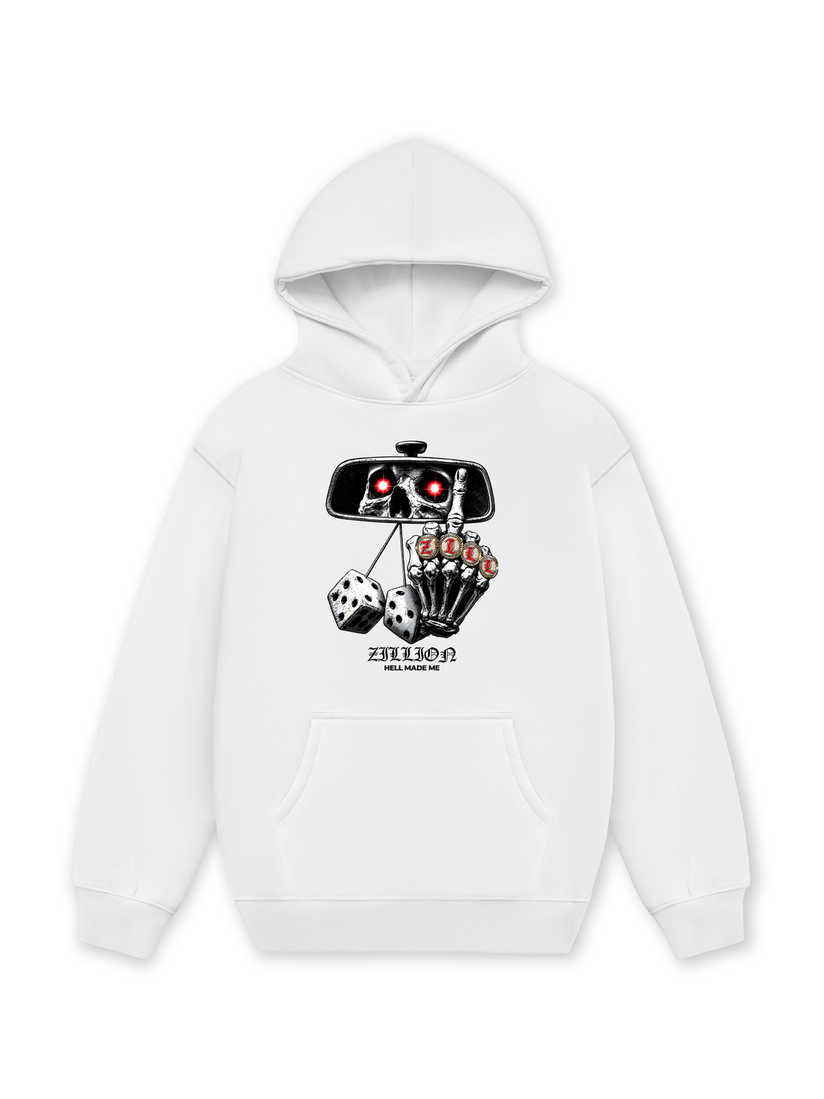 Áo Hoodie Nỉ Hai Da Hell Made Me
