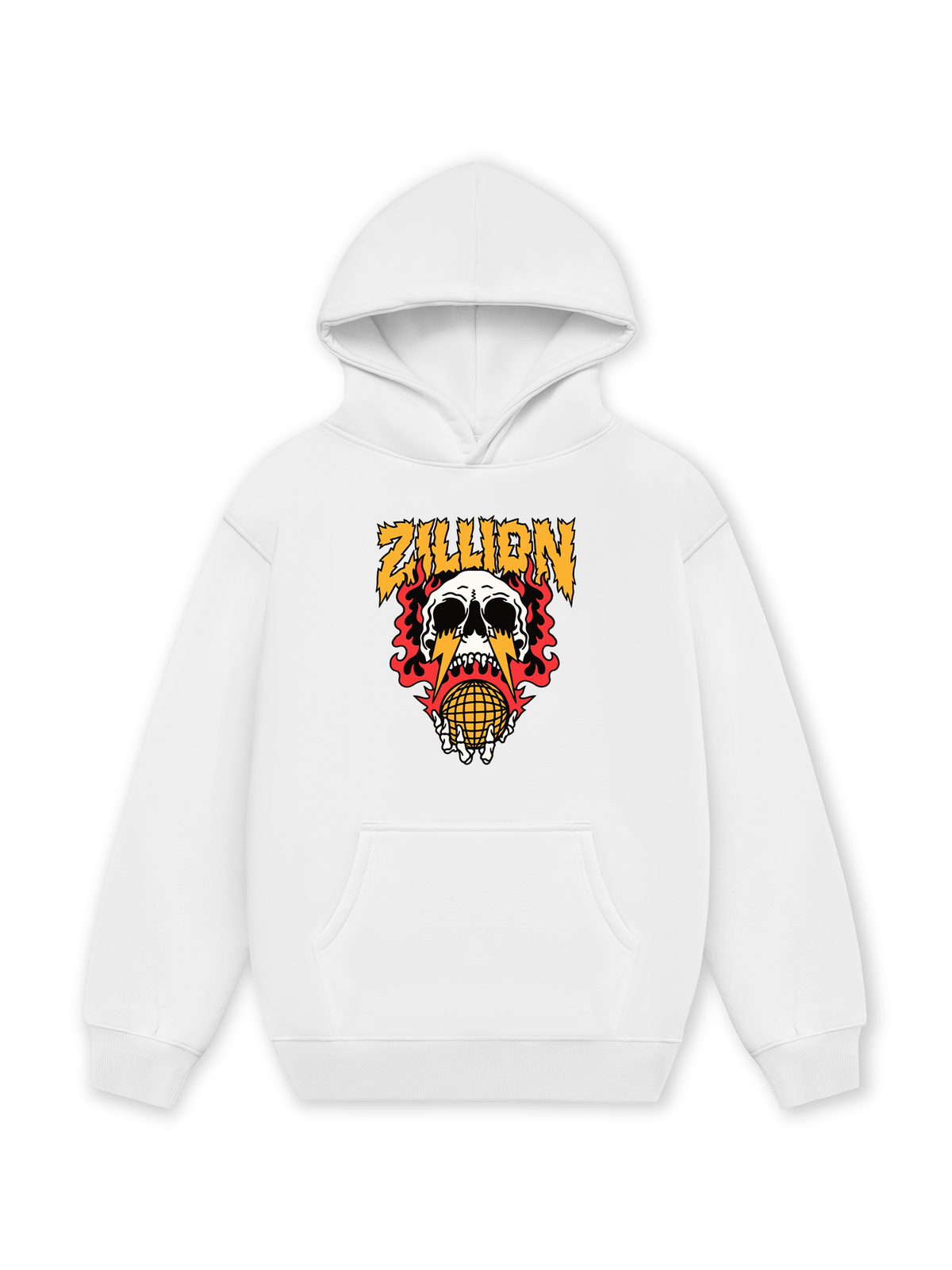 Áo Hoodie Nỉ Hai Da Skull Global