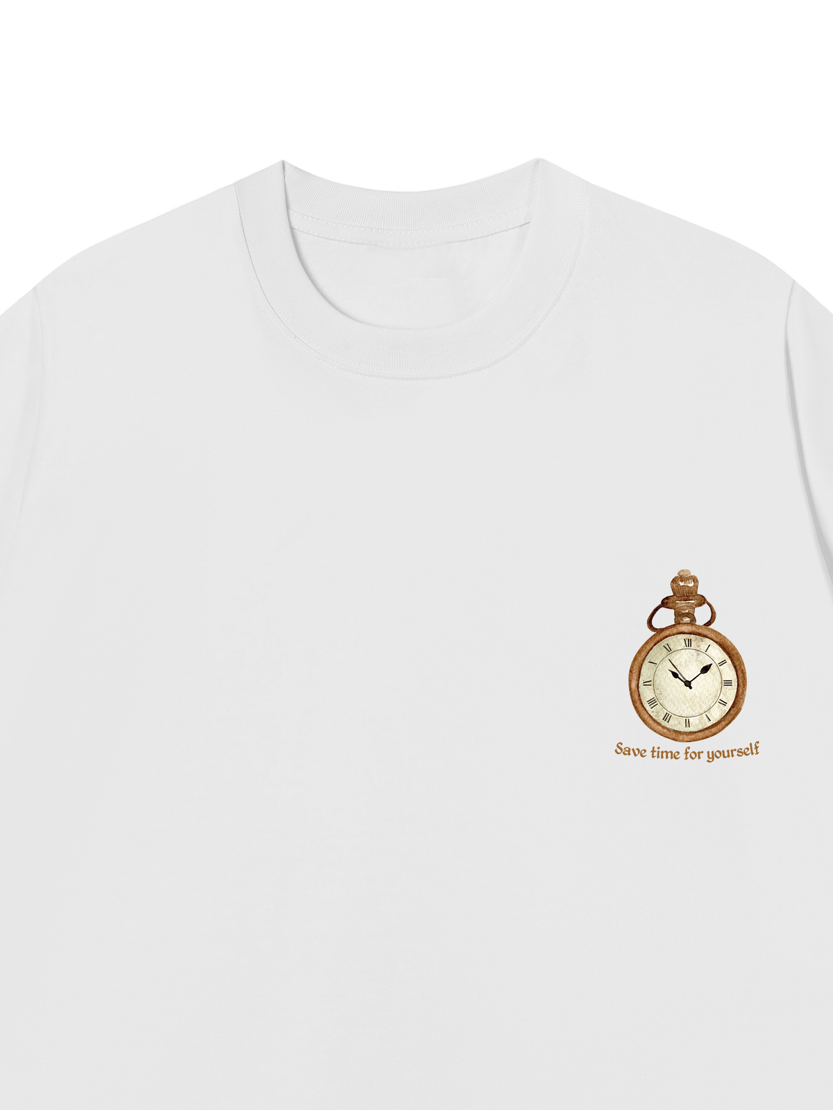 Áo Thun Relaxed Fit Save Time For Yourself