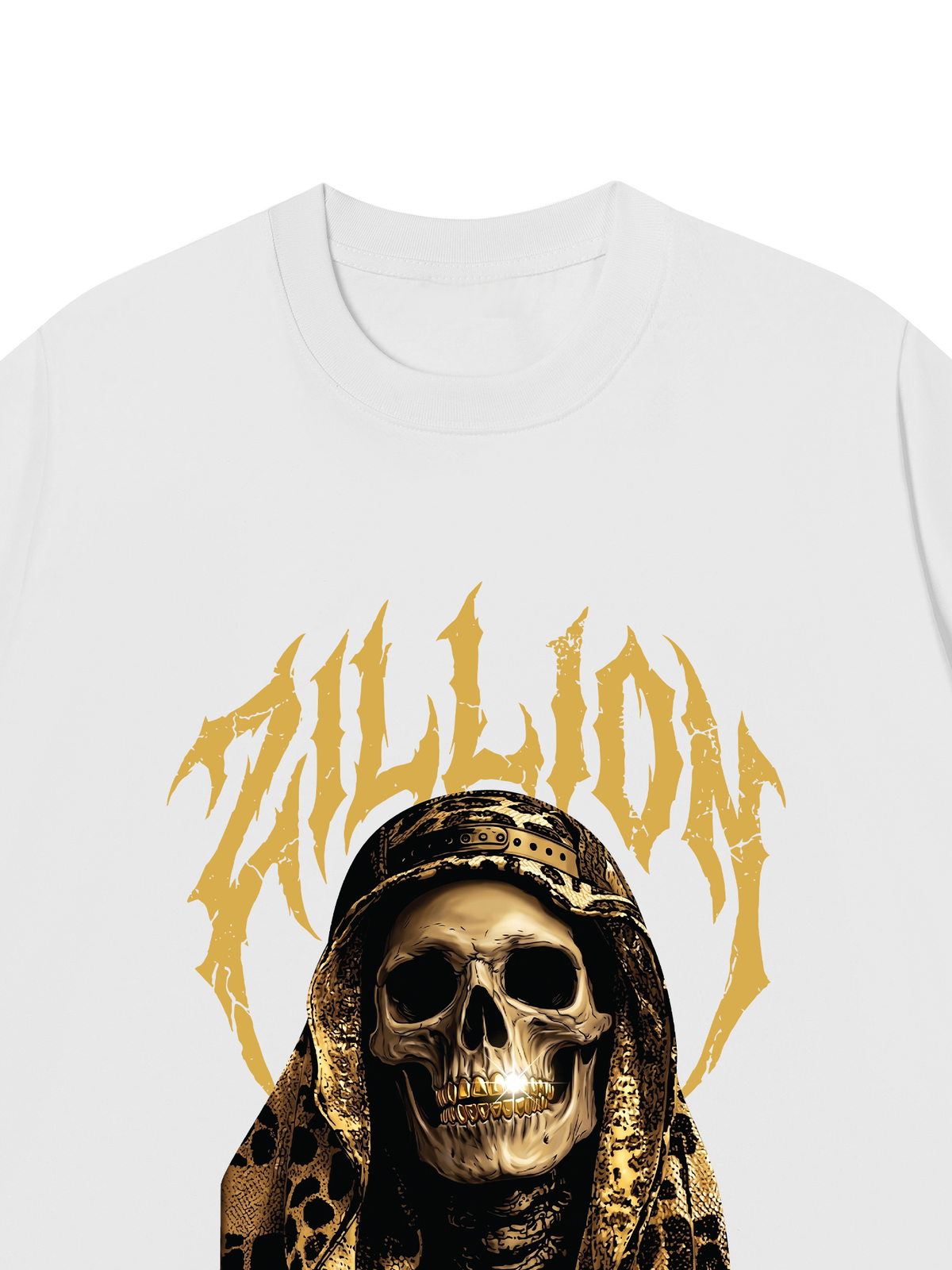 Áo Thun Relaxed Fit Golden Skull