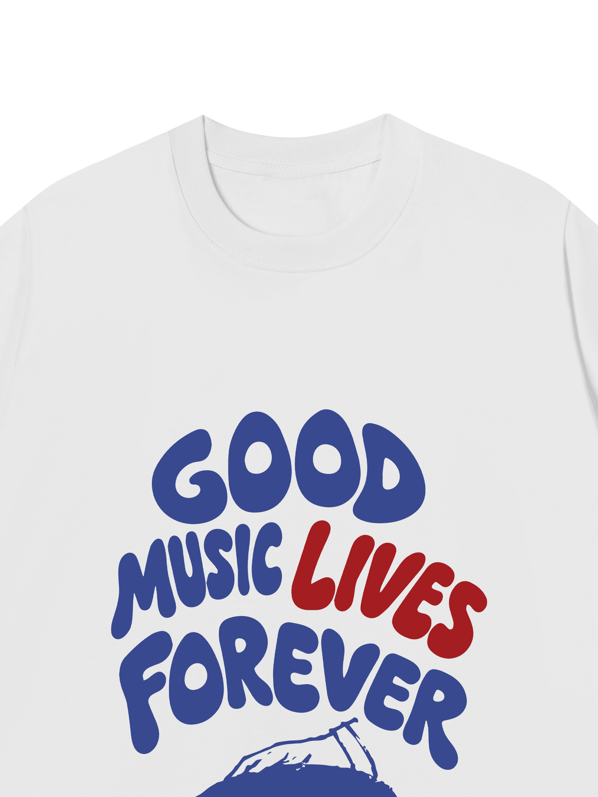Áo Thun Relaxed Fit Good Music Lives Forever