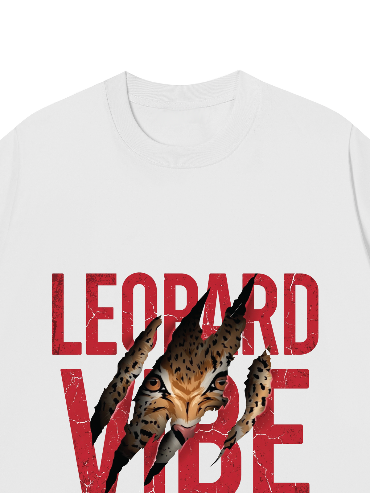Áo Thun Relaxed Fit Leopard Rip