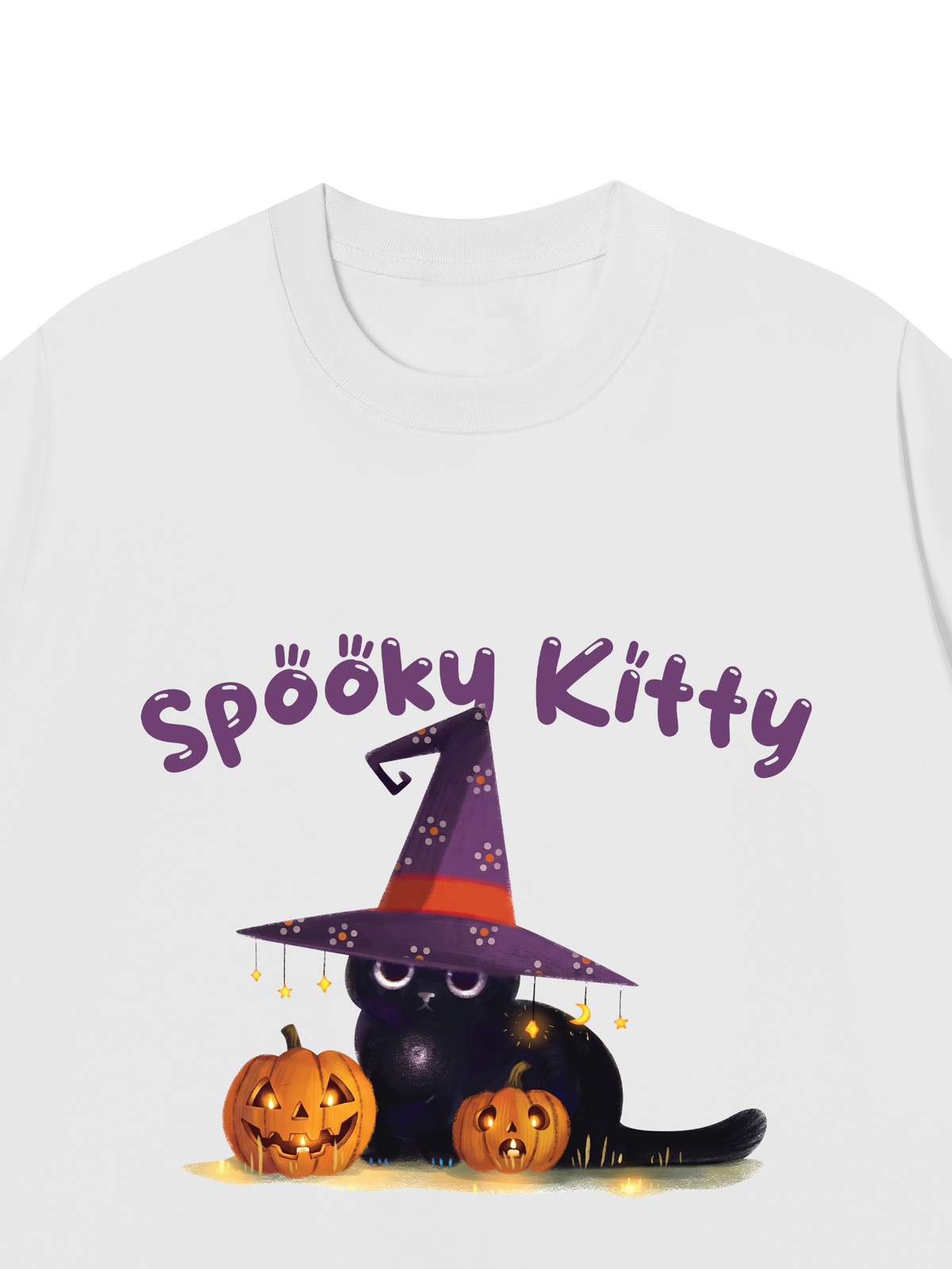 Áo Thun Relaxed Fit Spooky Kitty