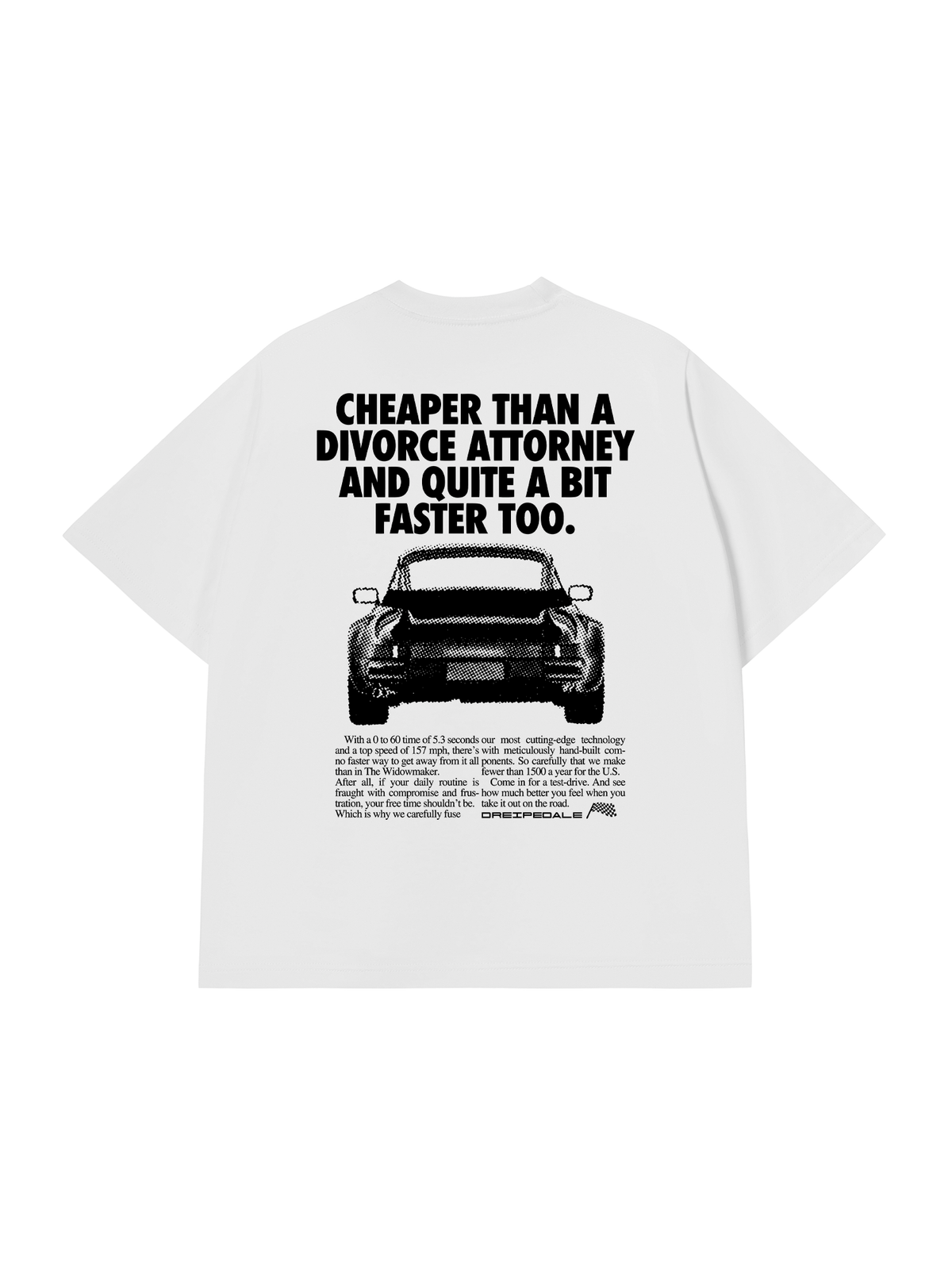 Áo Thun Relaxed Fit Car Drei Pedale