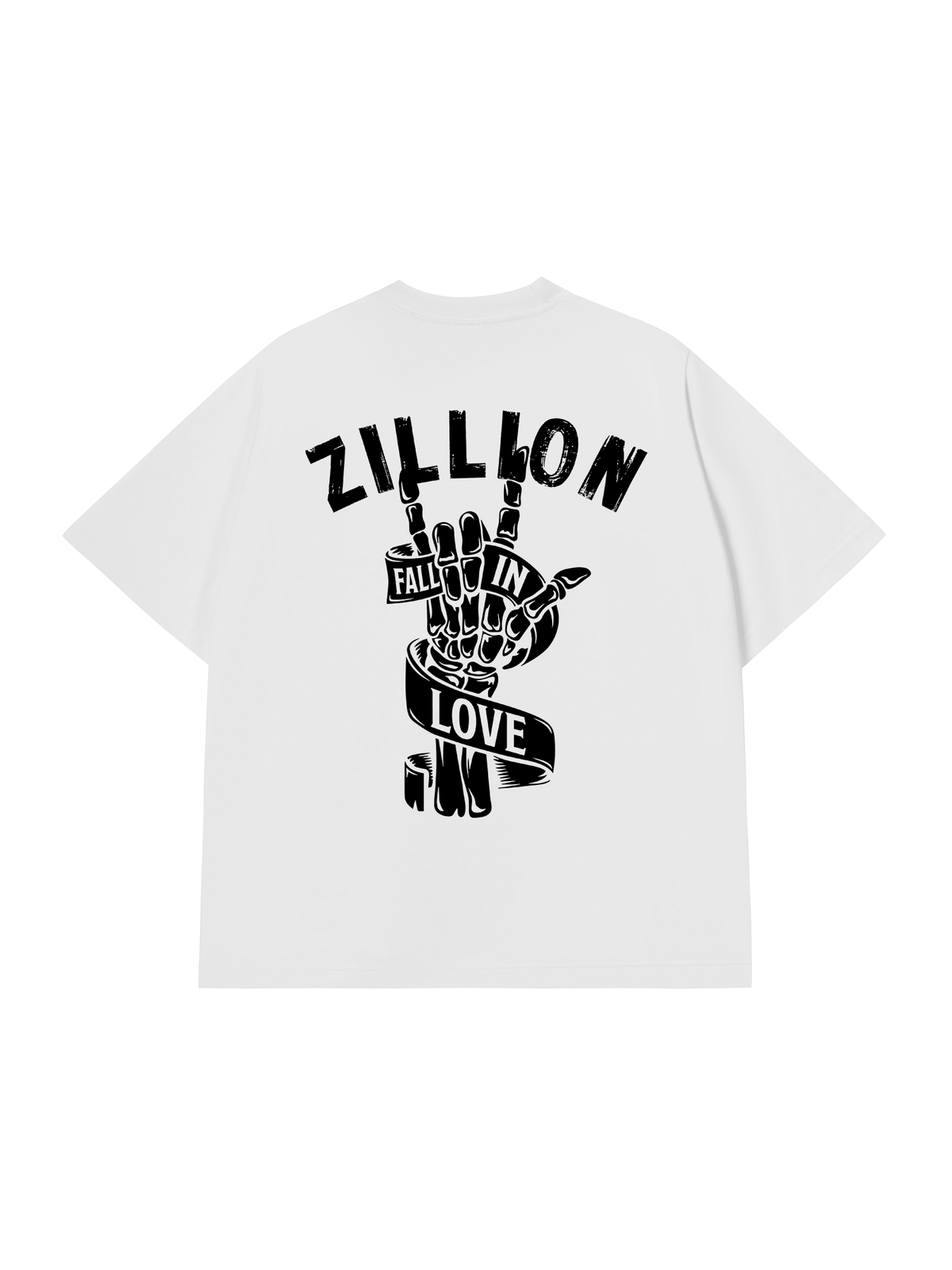 Áo Thun Relaxed Fit Skull Fall In Love