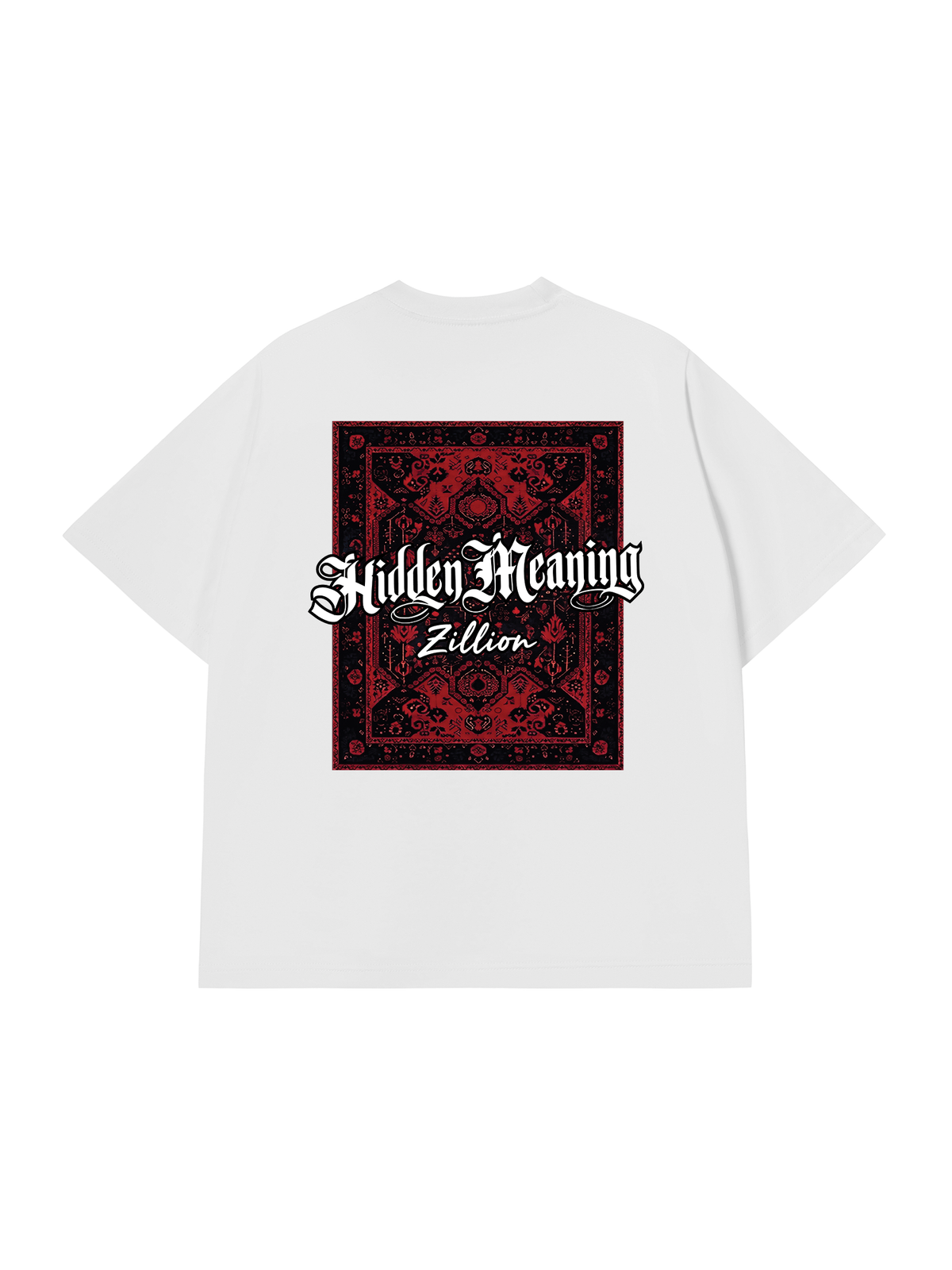 Áo Thun Relaxed Fit Hidden Meaning Red Rug