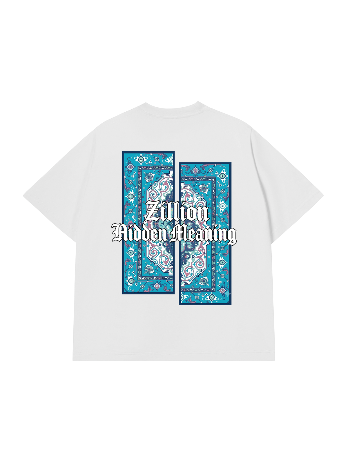 Áo Thun Relaxed Fit Zillion Blue Rug