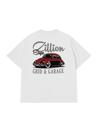 Áo Thun Relaxed Fit Zillion Style Grid & Garage