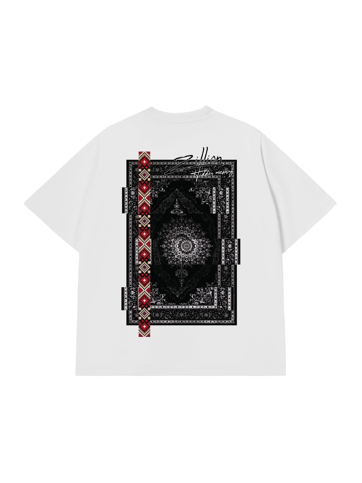 Áo Thun Relaxed Fit Zillion Black Rug