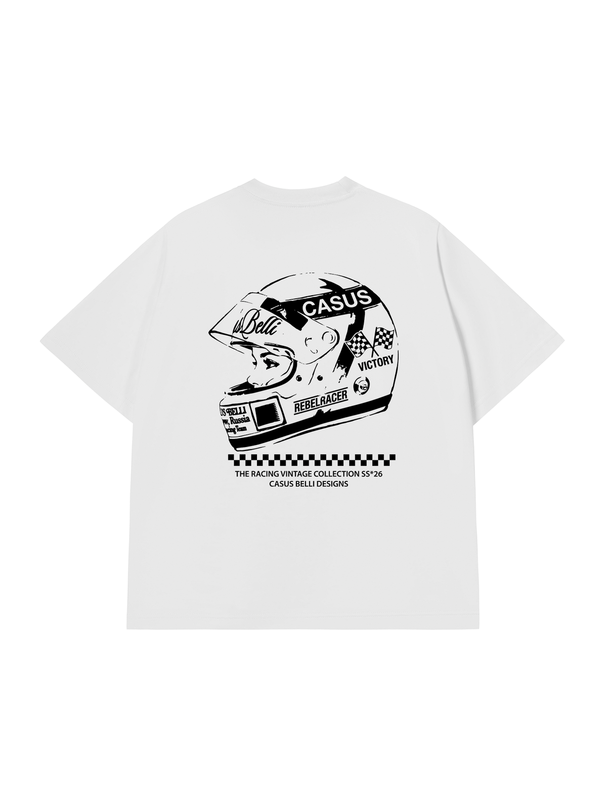 Áo Thun Relaxed Fit Car Racing Vibes