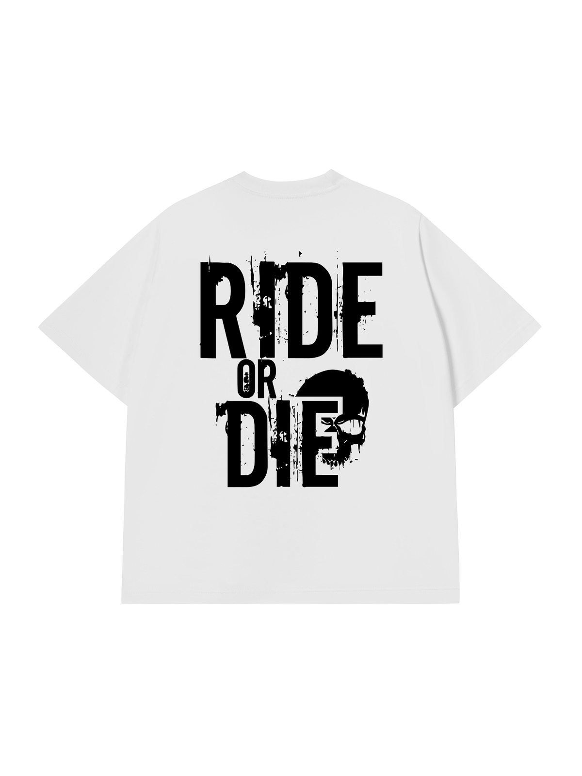 Áo Thun Relaxed Fit Skull Ride Or Die