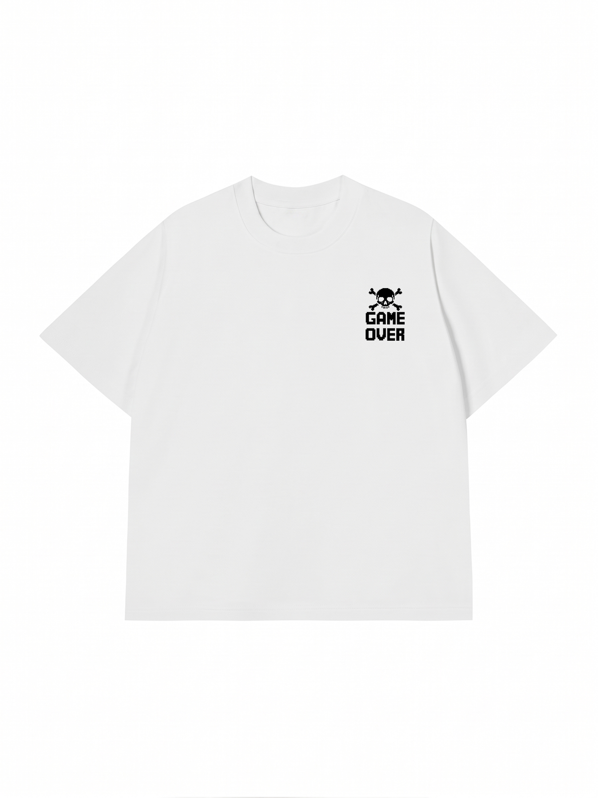 Áo Thun Relaxed Fit Skull Game Over