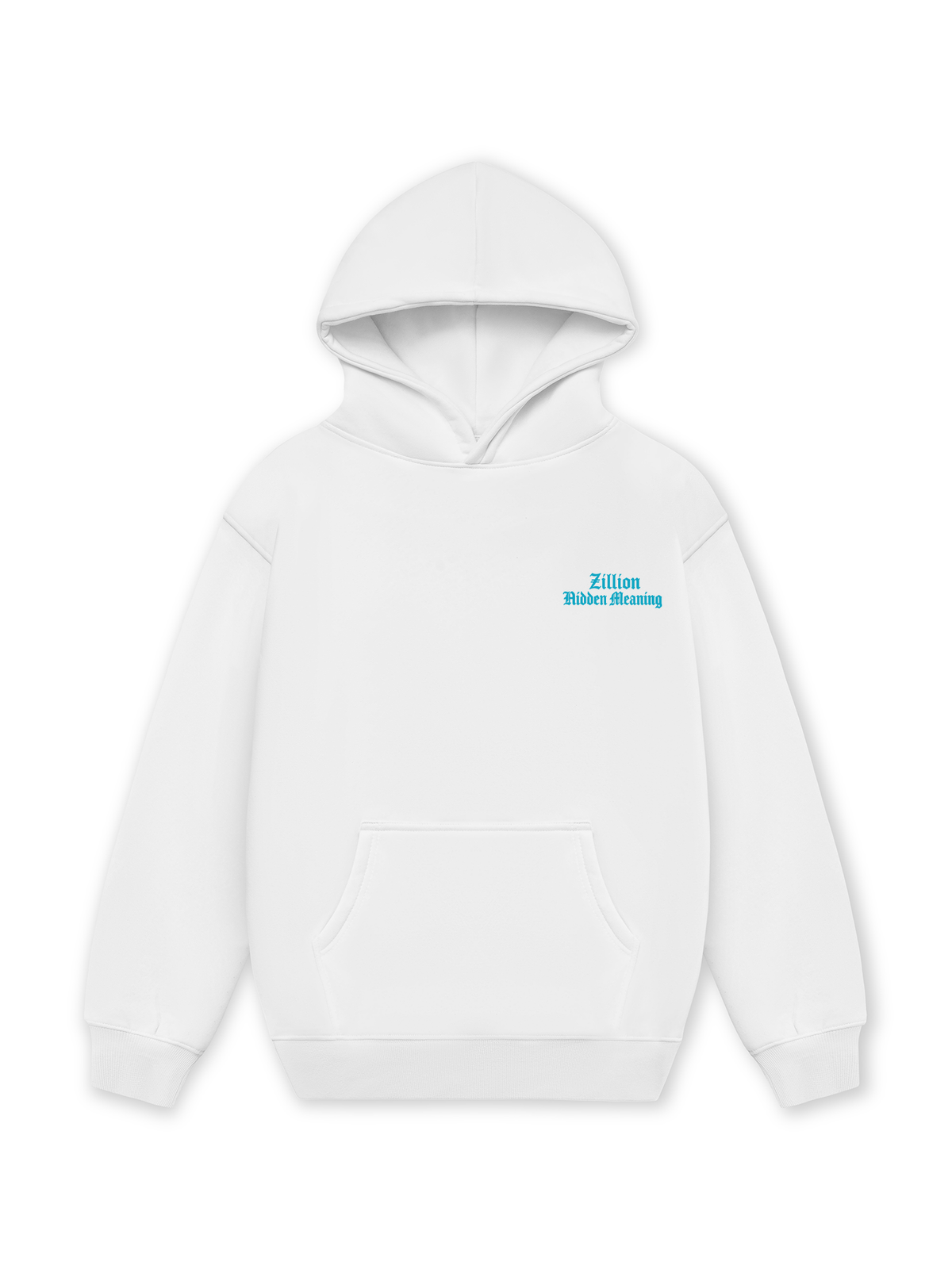 Áo Hoodie Nỉ Hai Da Zillion Blue Rug