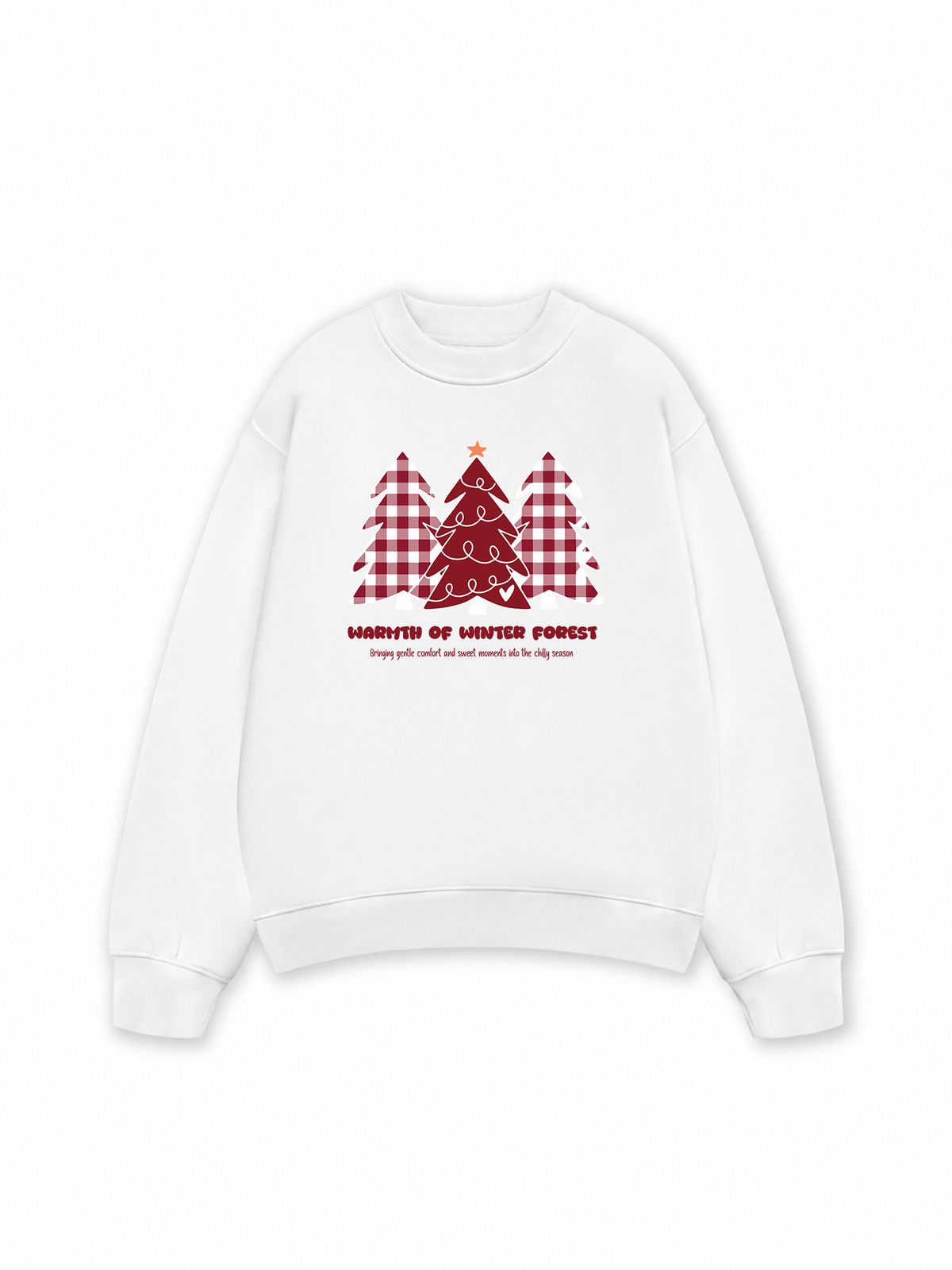 Áo Sweater Nỉ Hai Da Warmth Of Winter Forest