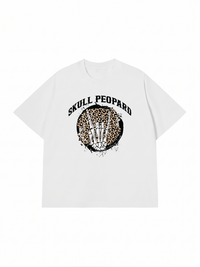 Áo Thun Relaxed Fit Skull Leopard