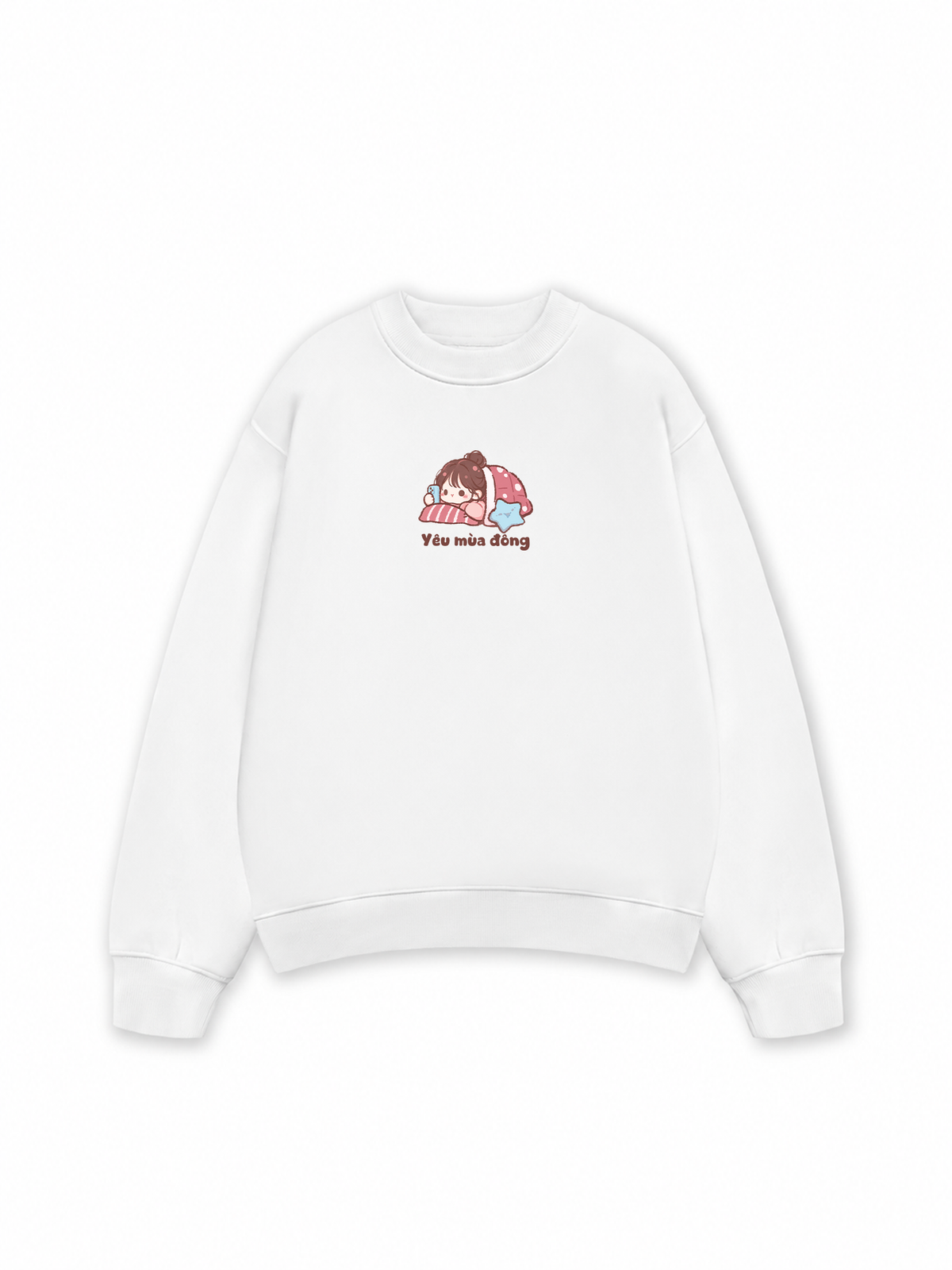 Áo Sweater Nỉ Hai Da Yêu Mùa Đông
