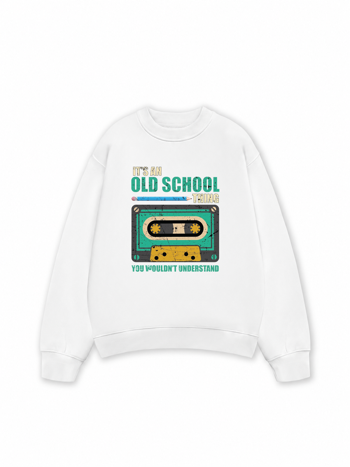 Áo Sweater Nỉ Hai Da Its An Old School
