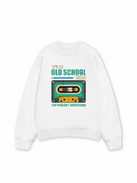 Áo Sweater Nỉ Hai Da Its An Old School