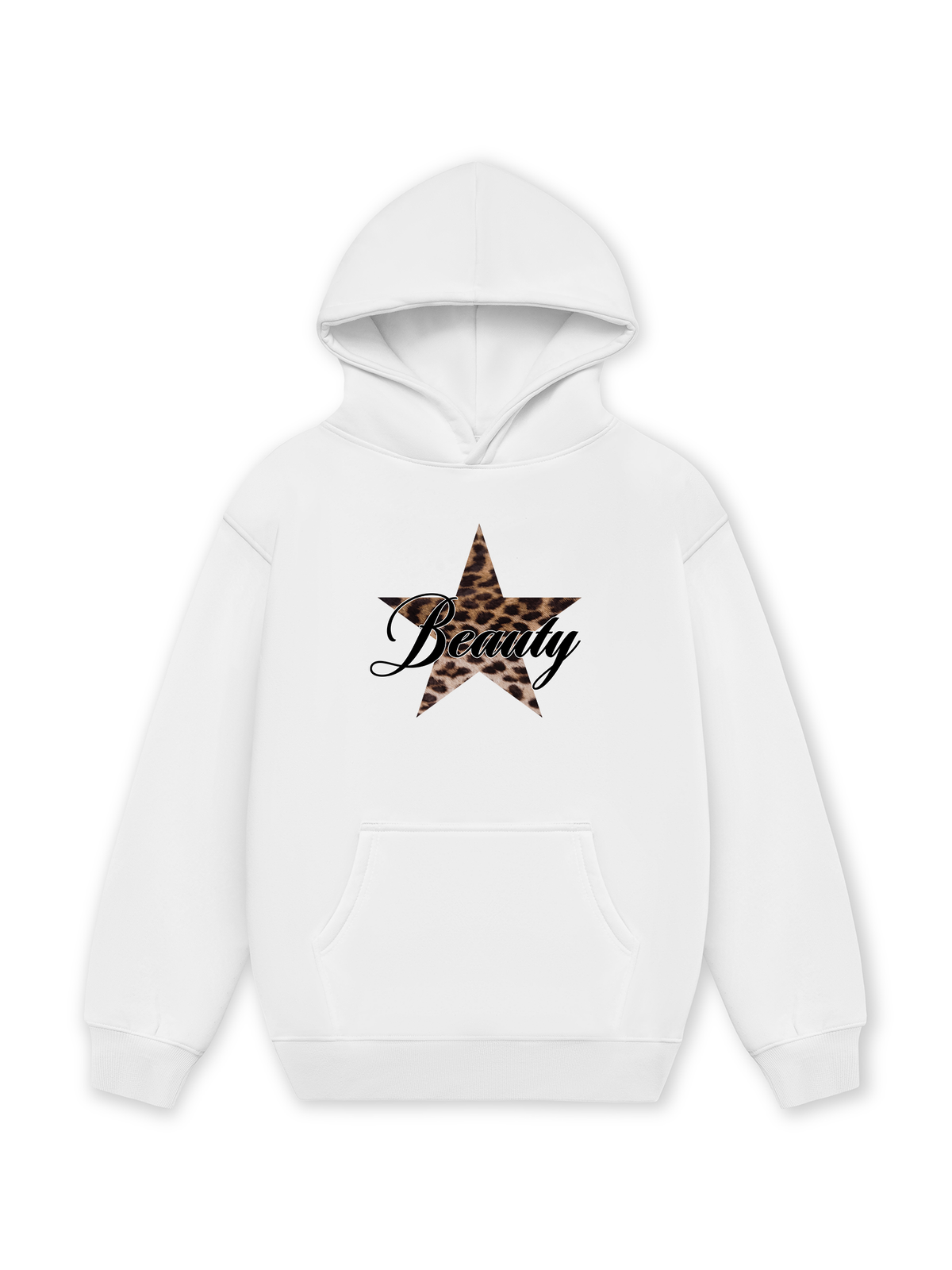 Áo Hoodie Nỉ Hai Da Beauty Leopard Star