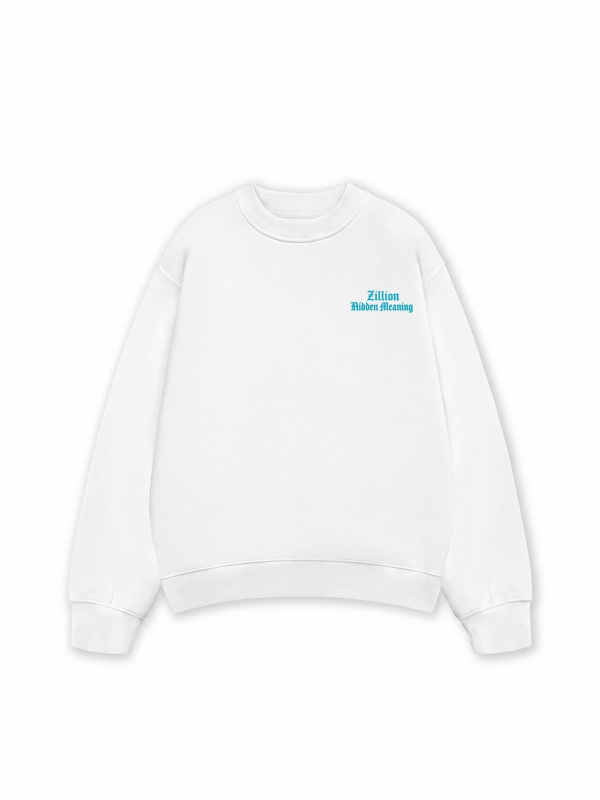Áo Sweater Nỉ Hai Da Zillion Blue Rug
