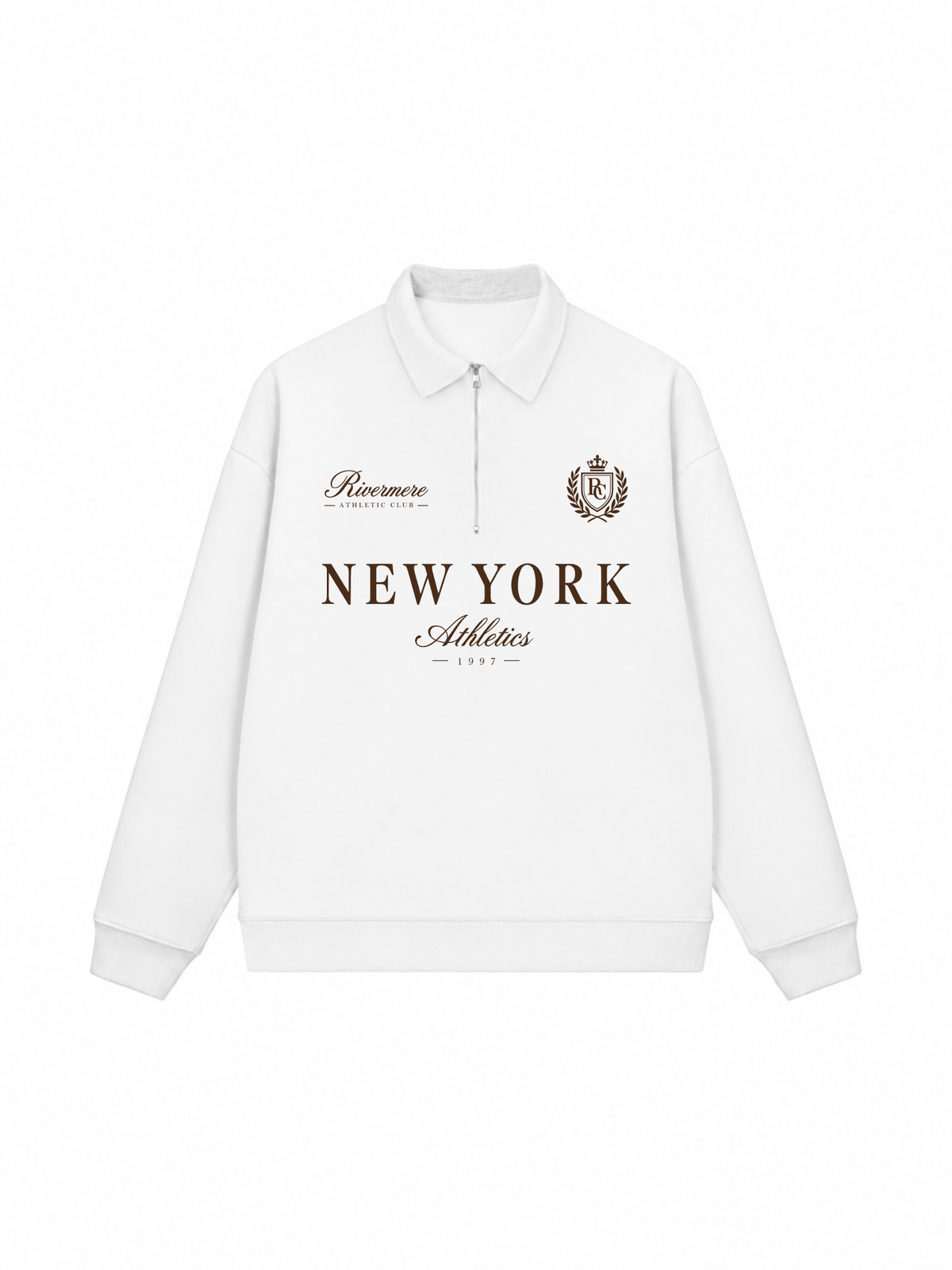 Áo Sweater Polo Nỉ Hai Da New York