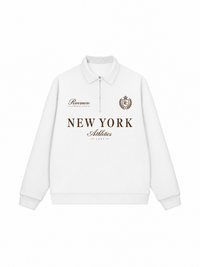 Áo Sweater Polo Nỉ Hai Da New York